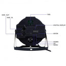 Faro Strobo RGH 36 led colorati effetto disco 4 modalità diverse