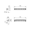 Lampada LED a Batteria per Cassetti con Sensore a Vibrazione 0,6W Luce Bianca Fredda Emuca