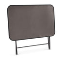 Tavolo da Esterno Pieghevole 110x70x72h cm in Acciaio Verniciato Yvonne Antracite  