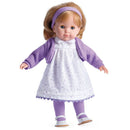 Bambola Bebè con Vestitino a Fiori Viola 36cm JC Toys