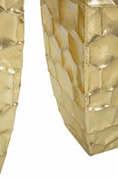 Porta Vasi Glody Tris 38x38x94 cm - 30,5x30,5x76 cm - 23x23x63 cm in Ferro Oro      