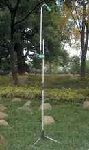 Doccia da Esterno con Treppiedi e Rubinetto per Giardino Piscina Campeggio