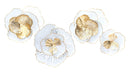 Pannello Bianco 120x10x59 cm in Ferro Multicolor