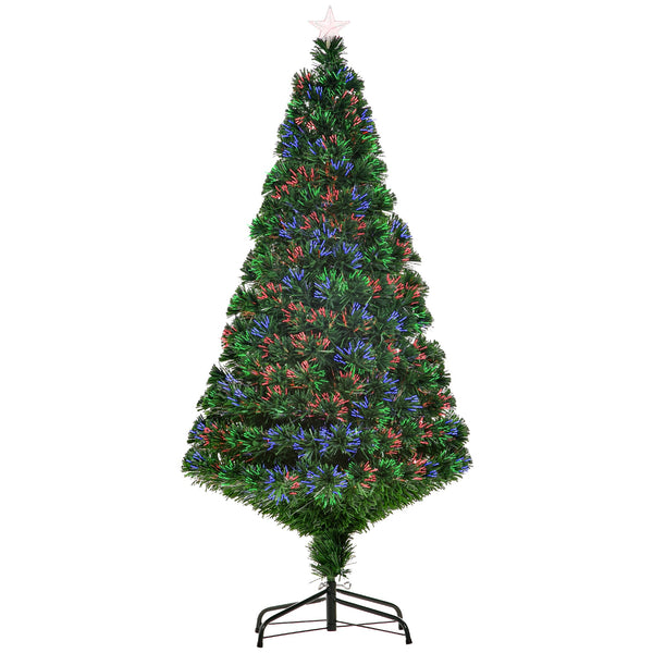 online Albero di Natale Artificiale 150 cm Foltissimo in Fibra Ottica con Supporto
