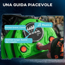 Moto Elettrica per Bambini con Acceleratore Manuale 2 Velocità 8-16km/h Verde  