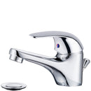 Miscelatore Rubinetto Lavabo in Acciaio con Tubi Allacciamento