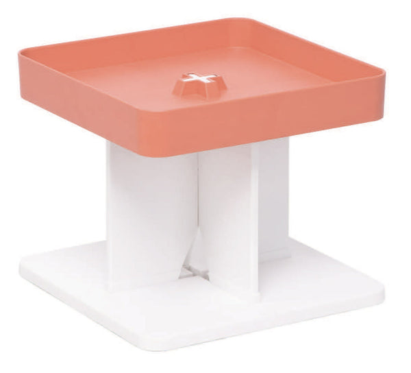 sconto Tavolino Moderno 40x40x33,5 cm in Polipropilene Rigido Rosso