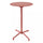 Tavolo Alto Vega Ø60x102 h cm in Acciaio Rosso
