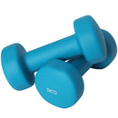 Set 6 Manubri Palestra con Stand Appoggio 2x1kg+2x2kg+2x3kg Pesi Sport Fitness