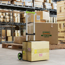 Carrello Portapacchi Pieghevole con Maniglia Telescopica Capacità 70 kg in Alluminio Argento      