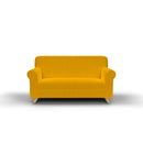 Copridivano 1, 2 E 3 Posti Elasticizzato in Tessuto Giallo