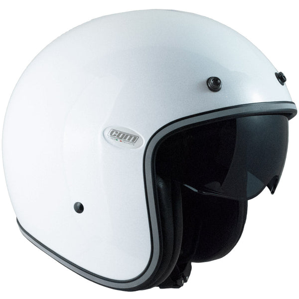 acquista Casco Jet per Scooter CGM Porto Diamond 177Y Bianco Glitter Varie Misure
