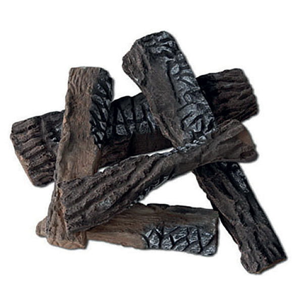 Set 5 Ciocchi Tronchetti Decorativi in Ceramica per Camini a Bioetanolo Karlsen sconto