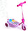 Monopattino Elettrico a Batteria 3 Ruote per Bambini Sparabolle con Licenza Disney Princess