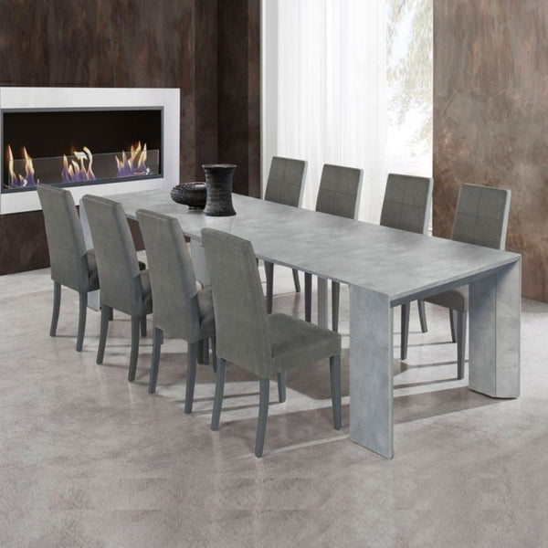 Consolle Allungabile 48/283x76x90 cm Italia cemento sconto