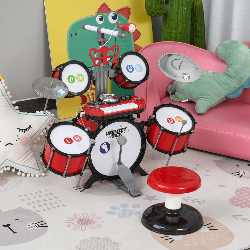 Tavolo Mixer DJ Giocattolo Per Bambini Con Microfono E Tasti Pianoforte, Gioco Musicale Interattivo
