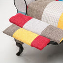 Poltrona Relax Reclinabile in Tessuto Patchwork