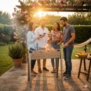 Cuoci Arrosticini a Carbone 50 cm Lisa Luxury Torino 50