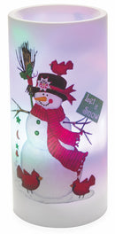 Proiettore Laser a Batteria Led Neve Luci Natalizie da Interno Soriani Candela