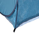 Tenda da Spiaggia Campeggio Impermeabile Apertura Pop-Up 150x200x115 cm Azzurro 