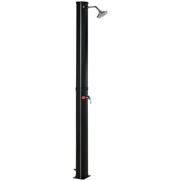 sconto Doccia Solare da Giardino 35L con Miscelatore Nero