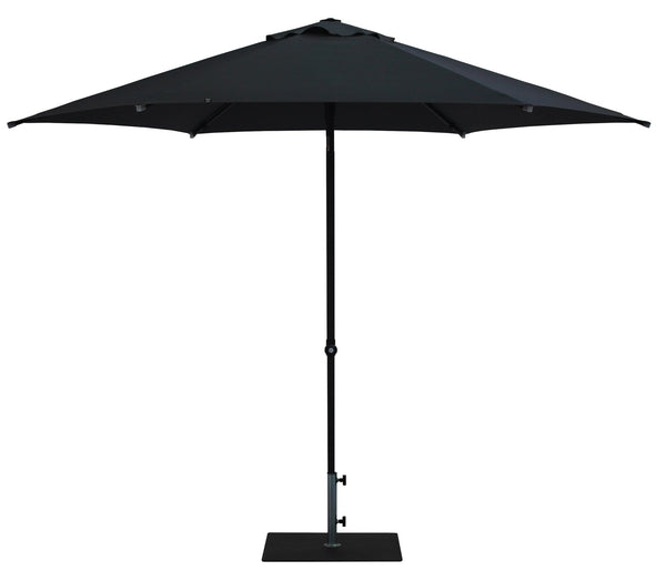 prezzo Ombrellone da Giardino Ø3 m Palo Ø38 mm in Alluminio Tessuto Poliestere Trend Antracite