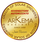 Doccia da Esterno Giardino Miscelatore e Lavapiedi Arkema Spring Arancio