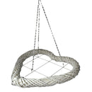 Cuore pensile in Vimini bianco cm 75