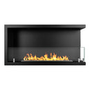 Camino a Bioetanolo da Incasso ad angolo 90x22,4x45 cm Sutri 90 DX Nero Seconda Scelta