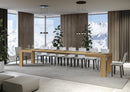 Tavolo Allungabile 130-390x90x77 cm Roxell Quercia Naturale