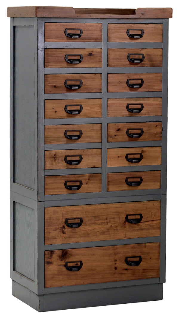 online Cassettiera in Legno di Cedro 16 Cassetti