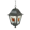 Lampada Sospesa Colore Grigio per Esterno Linea Tiffany Sovil