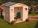 Casetta Box da Giardino per Attrezzi 200x250 cm in Legno Greta