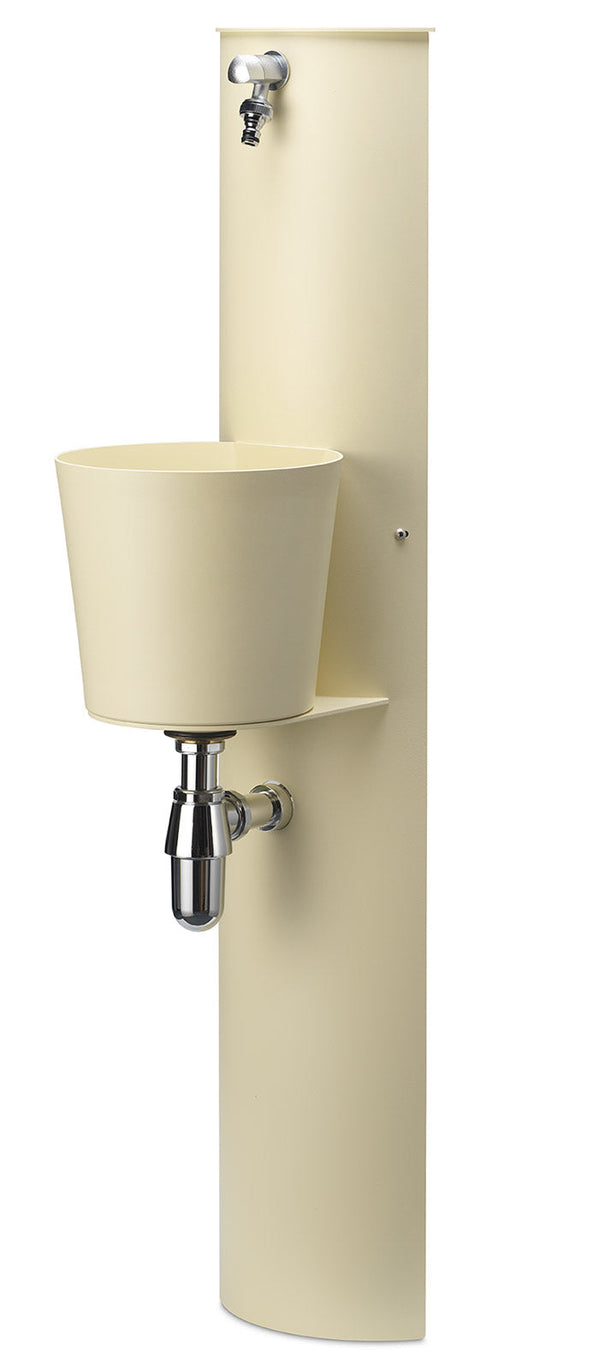 sconto Fontana a Parete da Giardino con Rubinetto e Secchio Belfer 42/PRT Avorio