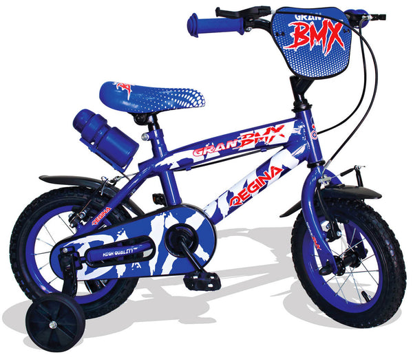 acquista Bicicletta per Bambino 12" 2 Freni Kidfun Regina BMX Blu