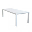 Tavolo Allungabile Houston 135/180x70x75h cm in Alluminio Bianco