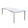 Tavolo Allungabile Houston 135/180x70x75h cm in Alluminio Bianco