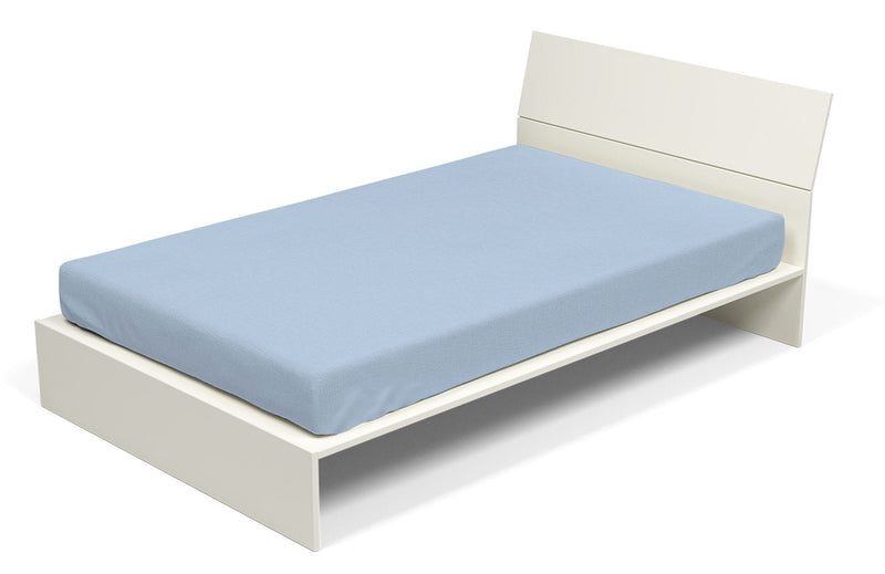 Lenzuolo Sotto con Angoli ed Elastico Tinta Unita Azzurro