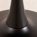 Tavolo Ø80x73,5 cm in Ferro e MDF Nero