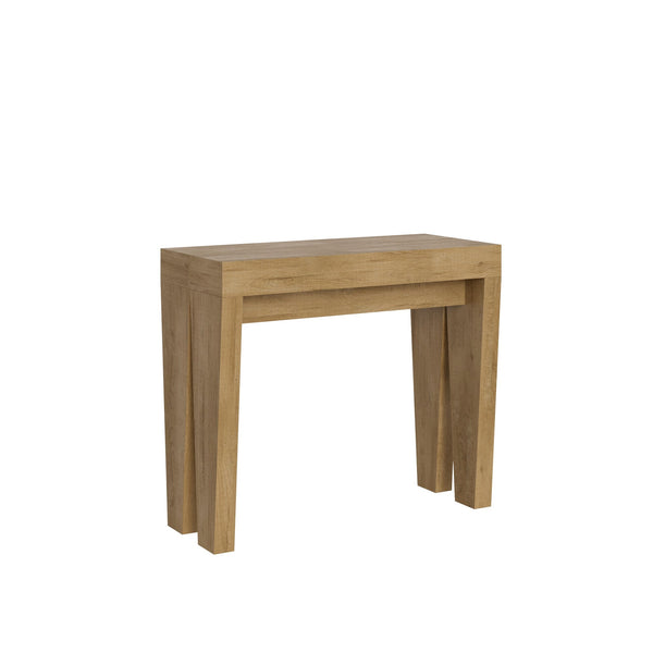 Consolle Allungabile 90-300x42x77 cm in Nobilitato Marrone acquista