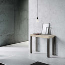 Consolle Allungabile 90-196x40x77 cm Everyday Small Cashmere Telaio Antracite 