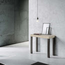 Consolle Allungabile 90-300x40x77 cm Everyday Cashmere Telaio Antracite 