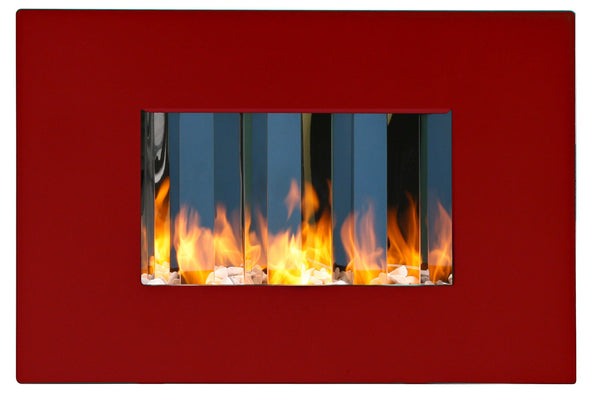 Camino a Bioetanolo da Parete 92x62 cm Vannini Van Gogh Rosso prezzo