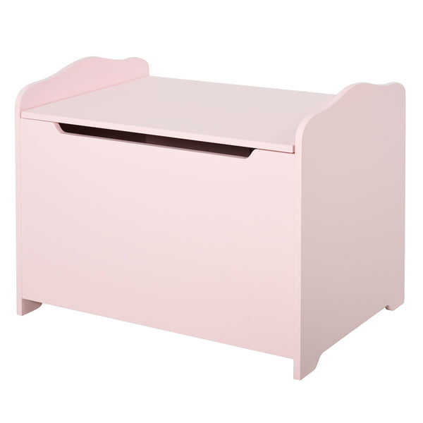 acquista Cassapanca Baule Portagiochi 60x40x48 cm in MDF Rosa