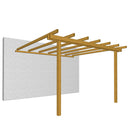 Pergola Addossata 400x300 cm in Legno