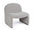 Poltrona Soggiorno 71x69x72,5 cm Babila in Bouclè Grigio