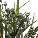 Set 4 Ciuffo di Erbetta Artificiale con Semi Altezza 40 cm Verde