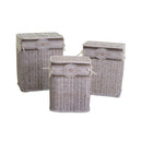 Set 3 Ceste in Rattan 48x36H59cm Alberto