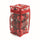 Set 16 Palle di Natale Ø8 cm in Plastica con Borsa Rosso