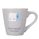 Set 6 Tazzine da Caffè Ø6,3x6,4 cm in New Bone China VdE Tivoli 1996 Be Positive